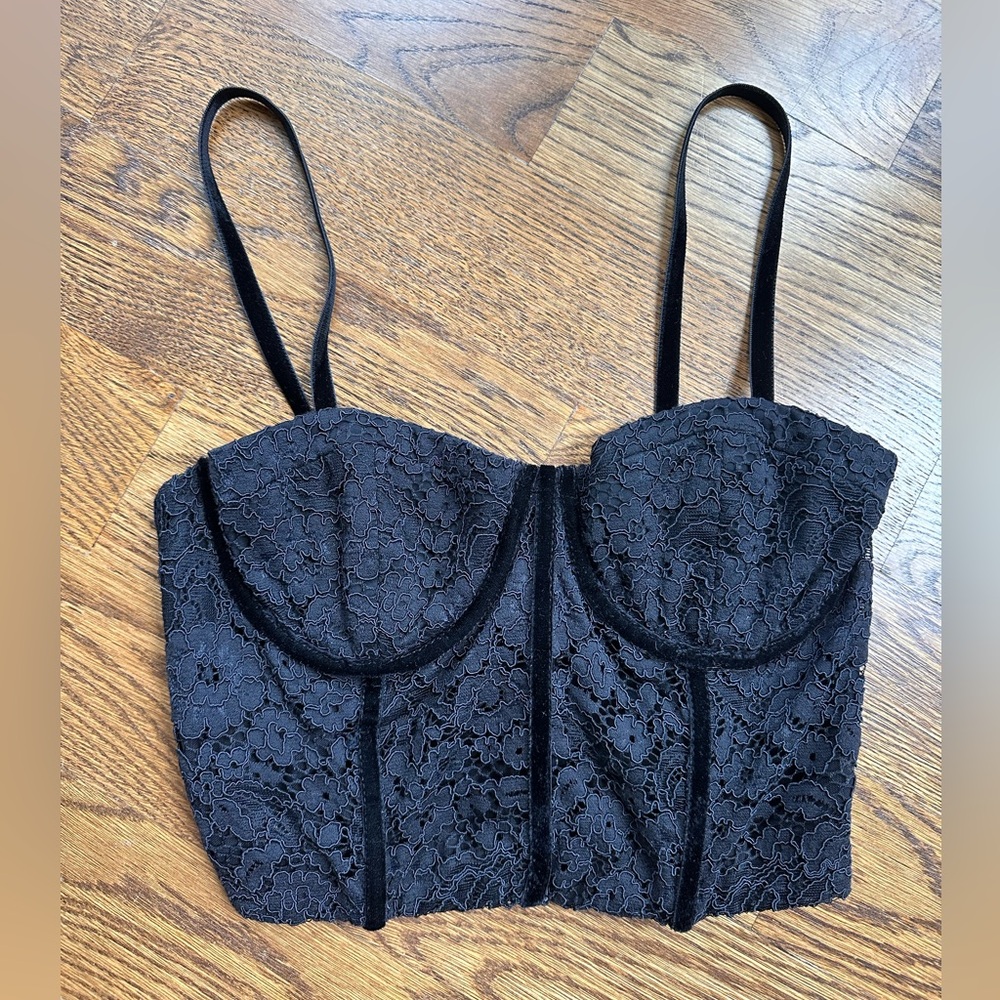 Alice + Olivia Midnight Lace Camisole